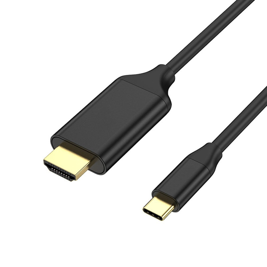 Type-C To HDMI-compatible 1.8M Support 4K60Hz Resolution