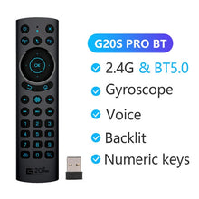 Load image into Gallery viewer, G20BTS Plus G20S PRO 2.4G Wireless Smart Voice Backlit Air Mouse

