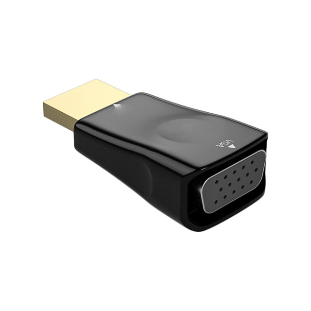 HDMI-Compatible to VGA Adapter HD 1080P VGA Output Converter Connector