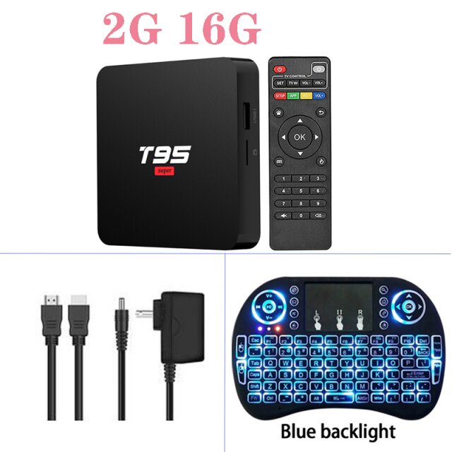 T95 Super Android TV Box 4K Android 10 Allwinner H3